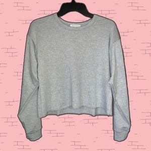 Grey crew neck